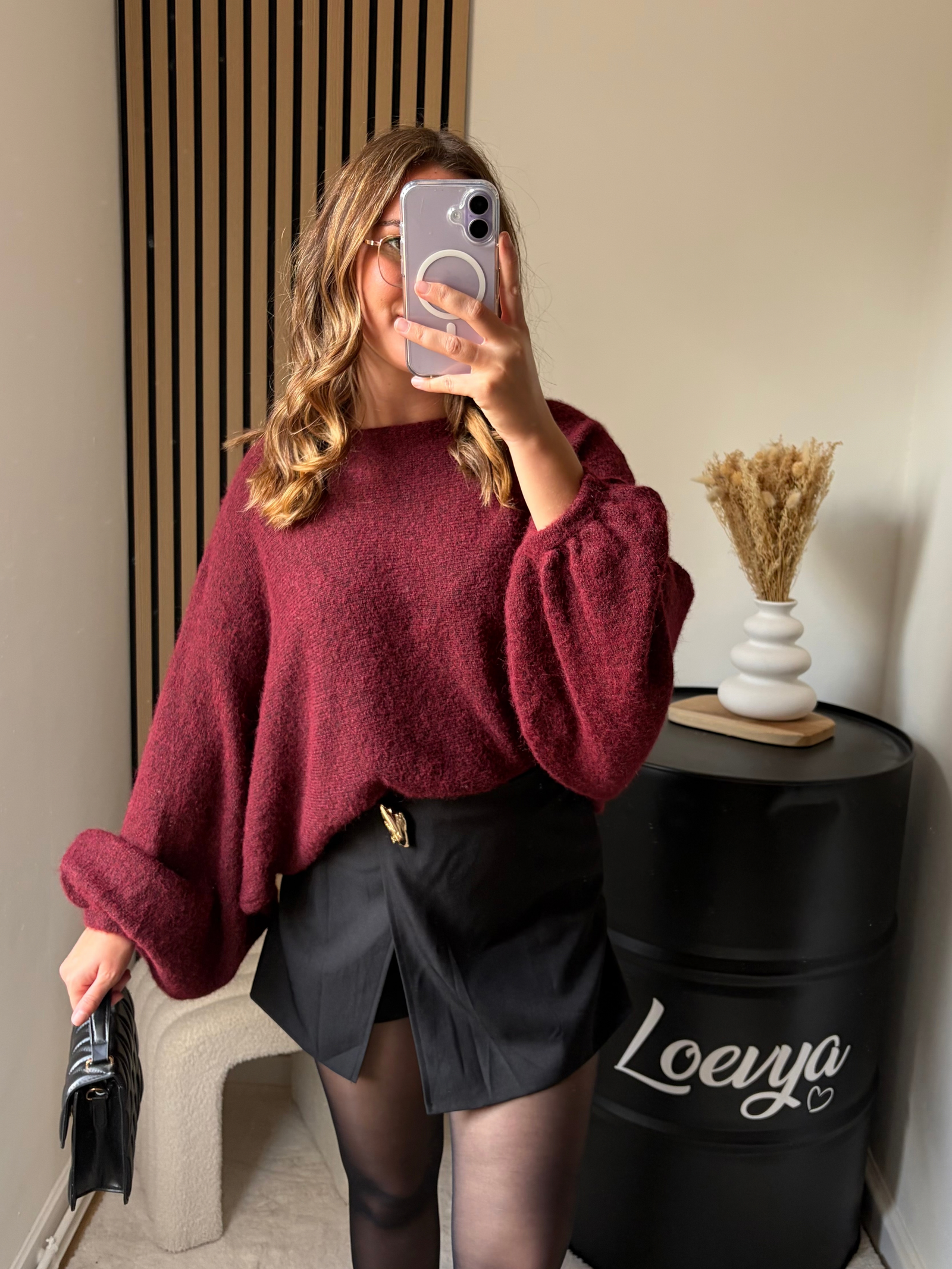 Pull Victoria - Bordeaux – Image 2