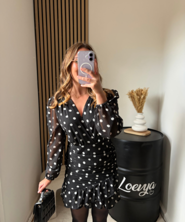 Robe à pois