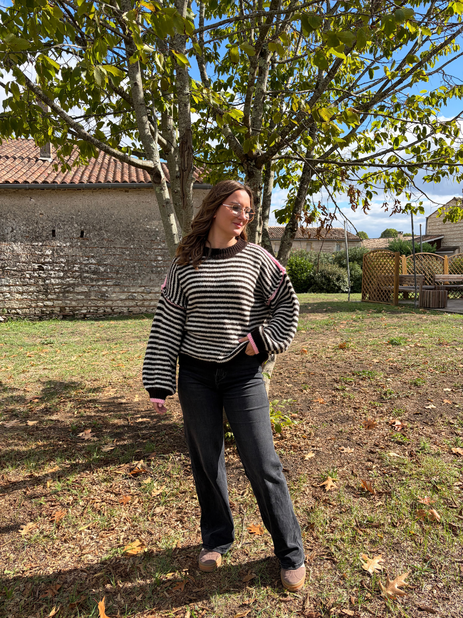 Pull Rayure Choco – Image 3