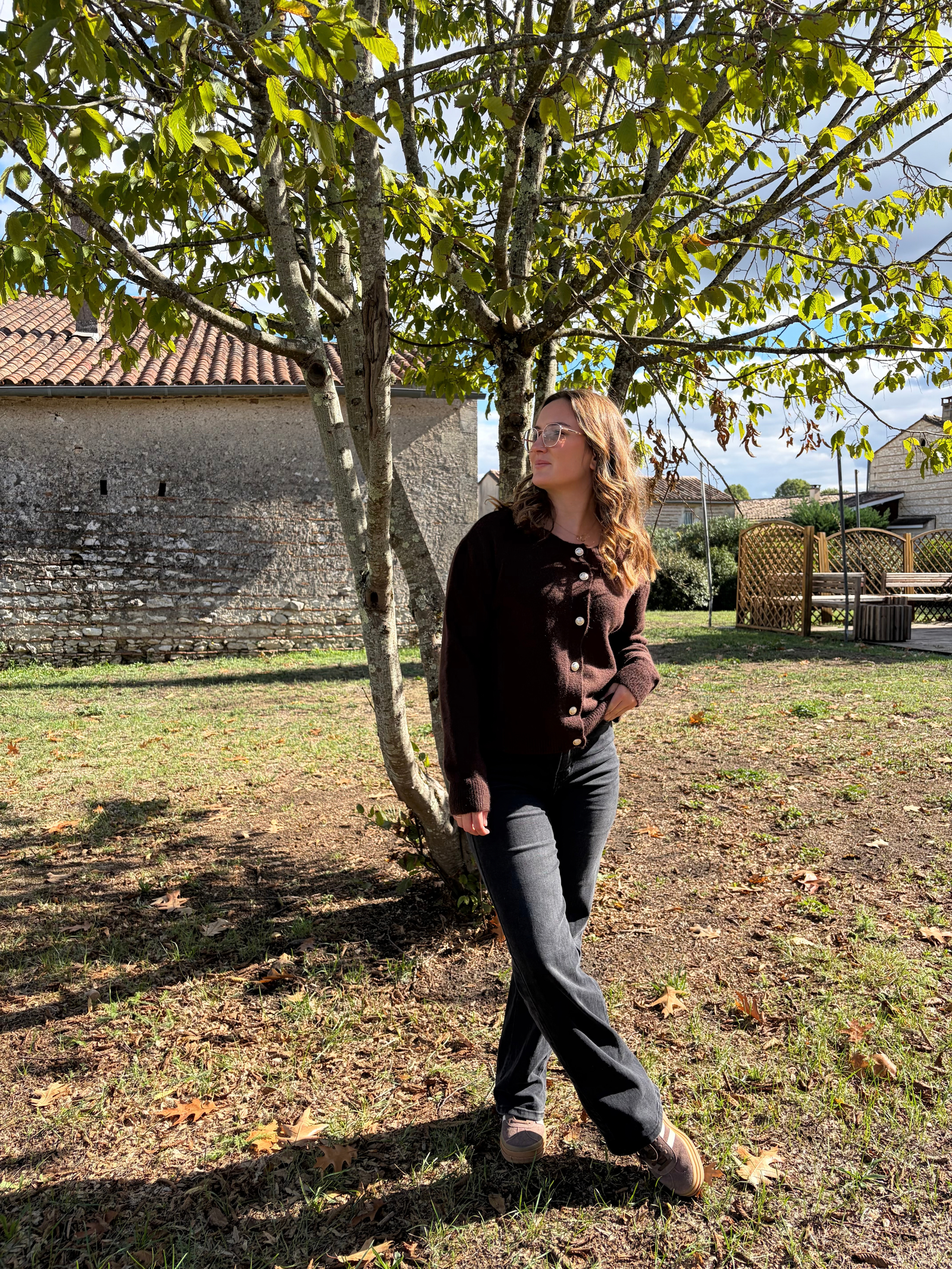 Cardigan Emy - Chocolat – Image 3